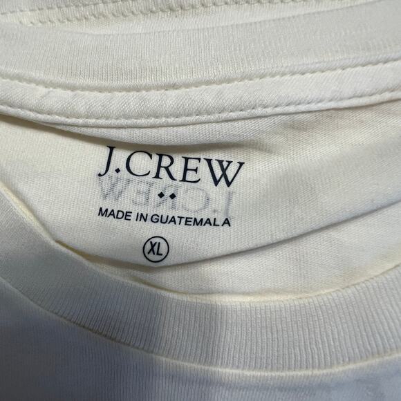 NWT J. Crew Marine Salt Ivory W/"Lulu's Surf Shack" Graphic Tee - SIZE XL - Picture 5 of 7